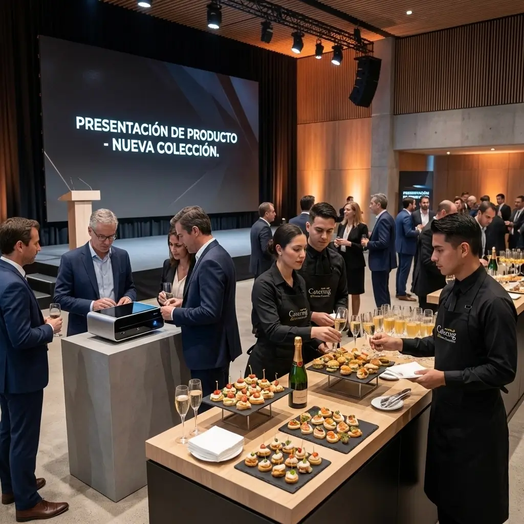 catering y evento para presentacion de producto gourmet